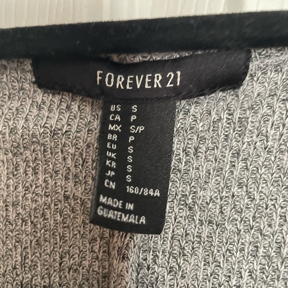 Forever 21 Heather Gray Lace-Up Mini Dress - Picture 4 of 5